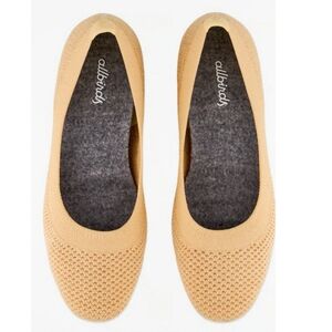 New Allbirds Tree Breezers Womens Wovenknit iFlex Ballet Flats Honey Luxe Beige